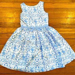 Cute Gymboree spring dress size 8! Blue and white.